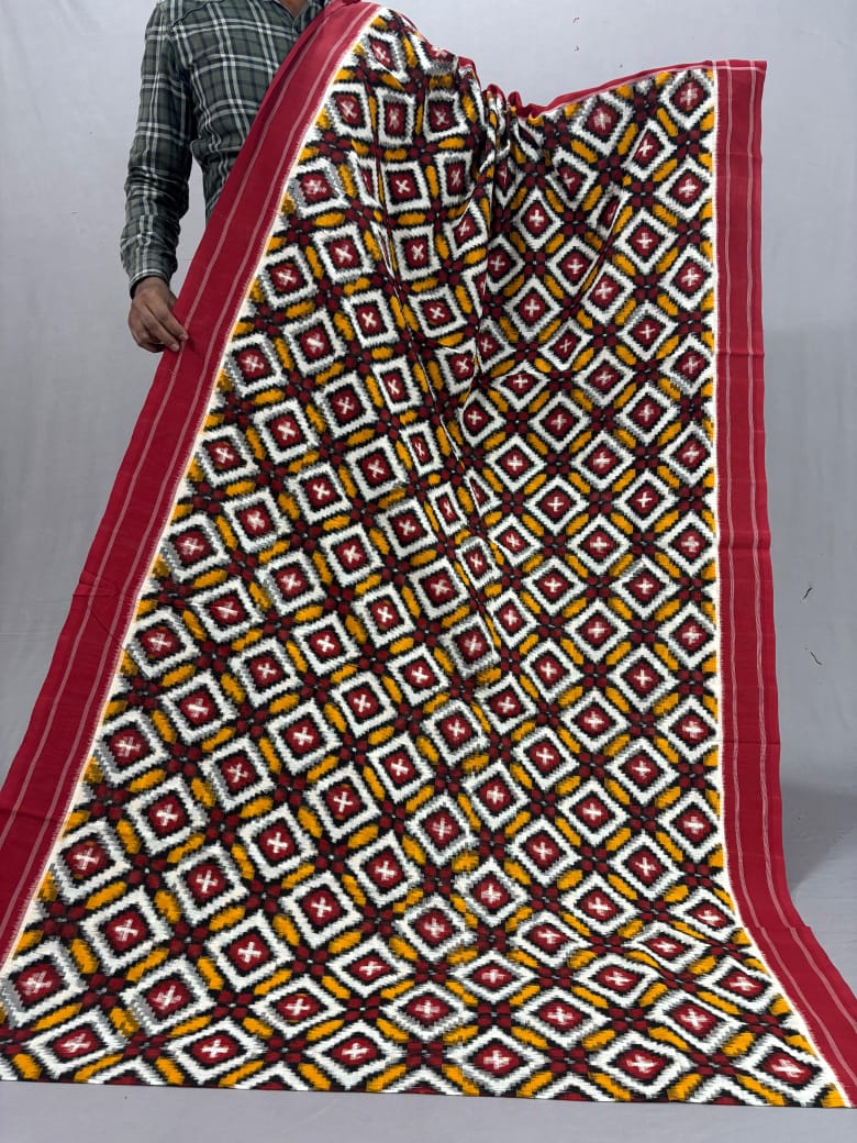 Toshika | Cotton Telia Rumal Saree