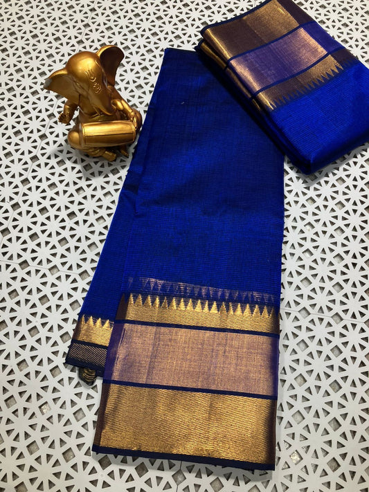 *Material*:Mangalagiri pure pattu by cotton

*Model*:250k jari border plain pure pattu sarees

Running pallu and blouse