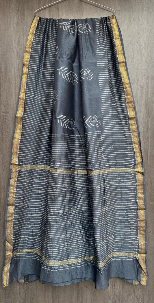 Bhogya | Block printed with Maheshwari border