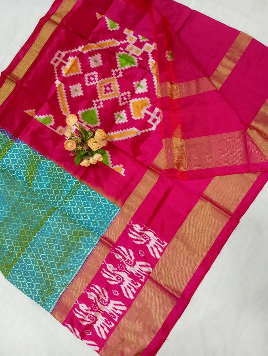 Ivana | Pochampally Ikkat silk saree