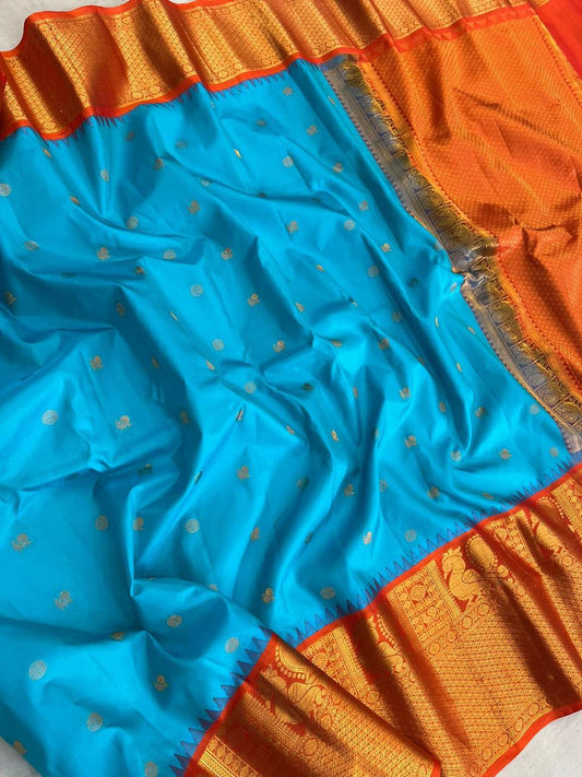 Deepal | Gadwal Sarees in pure Silk