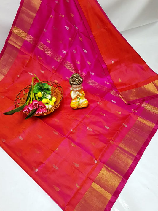 Ulrikaah | Uppada-Pattu-Nakshatra butti-Saree