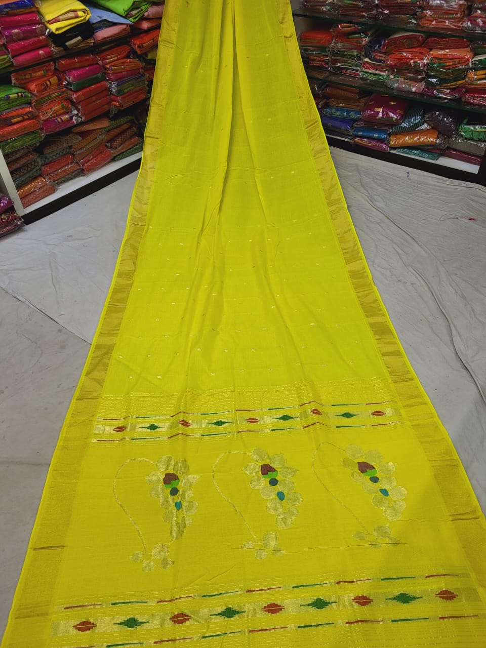 Kirti | Cotton Handloom Paithani Saree