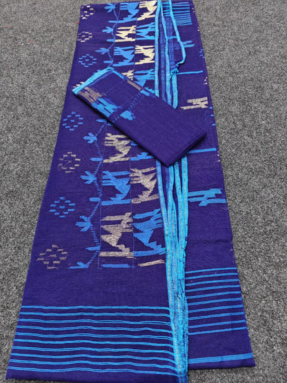 Dimple | Cotton Silk Dhakai Saree