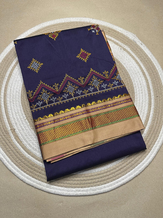 Kashika | Kasuti Work on Cotton Saree