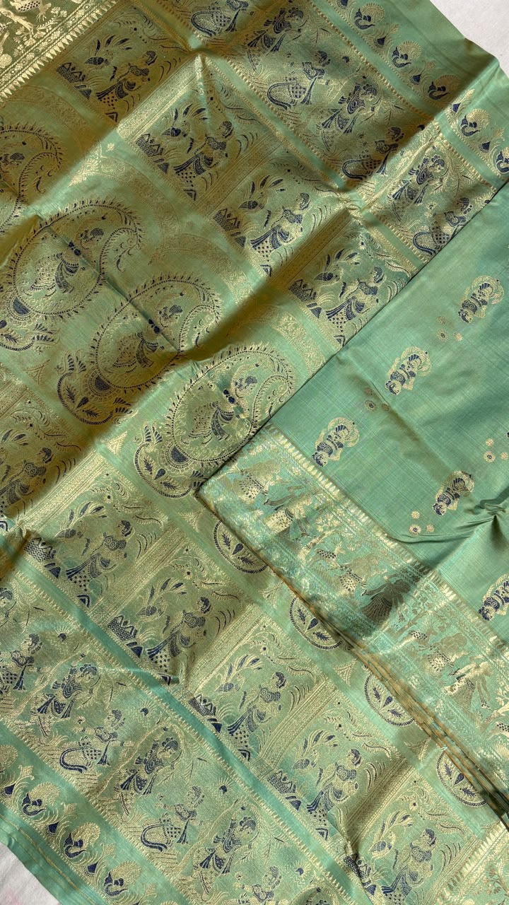 Swarnachari saree.
Material silk with bp.
With silkmark.