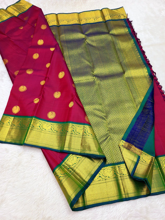 Aarmukhi | Kanjeevaram pure silk saree