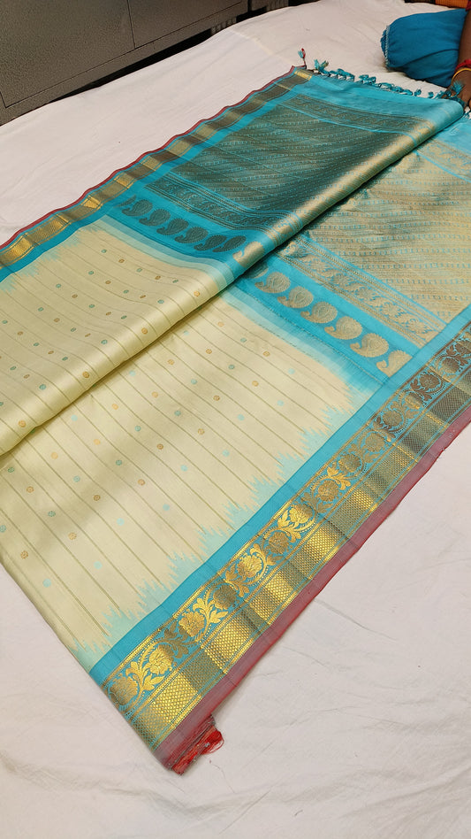 Kannika-Gadwal| Gadwal Sarees in pure Silk