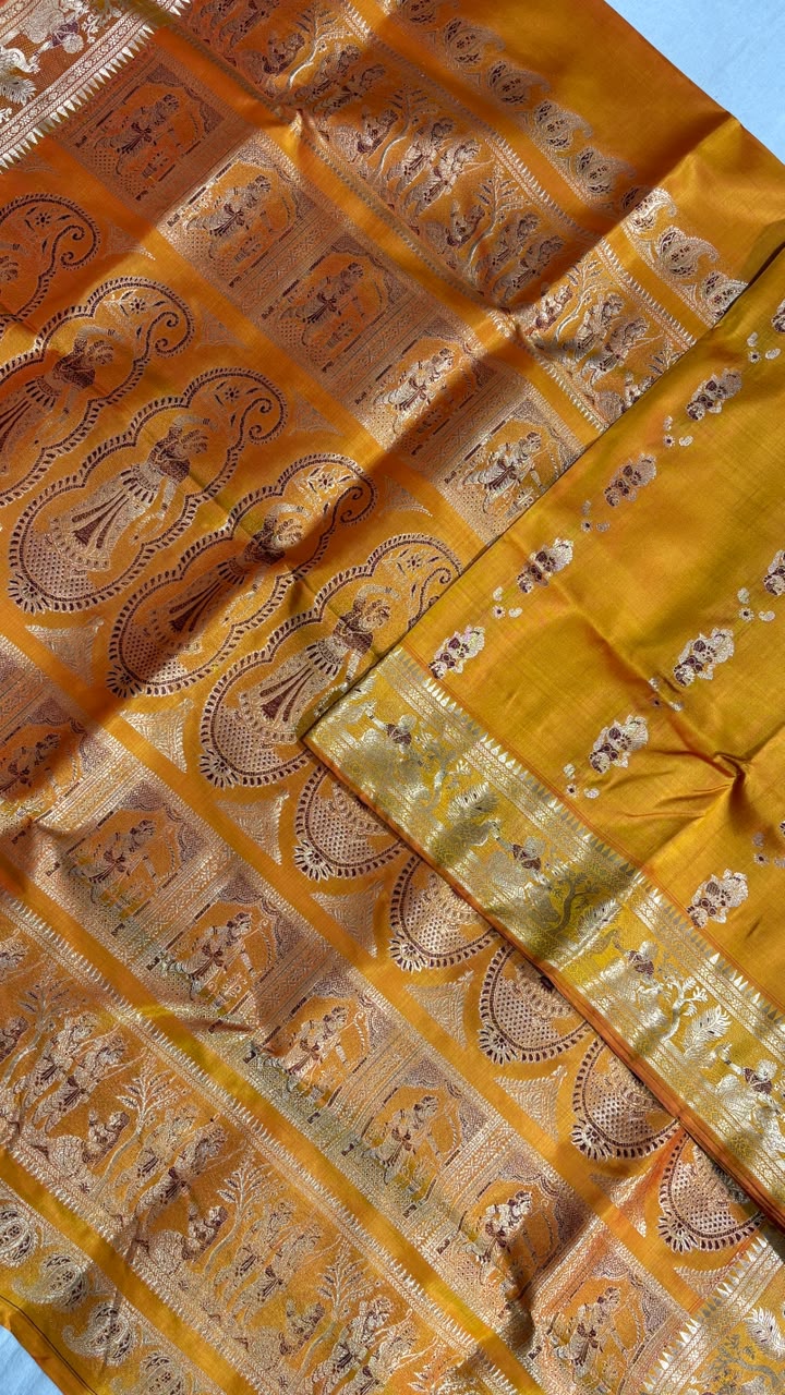Swarnachari saree.
Material silk with bp.
With silkmark.
