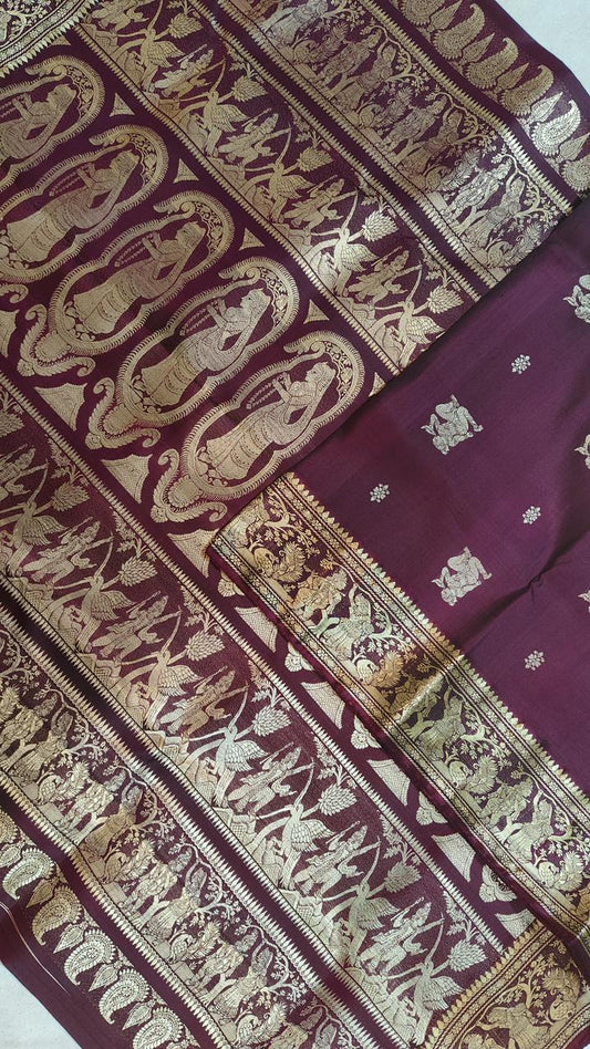 Balurita | Meenakari baluchari saree