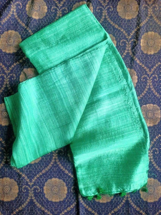 Plain matka silk saree 