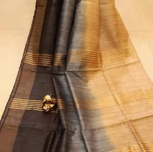Cindira | Tussar Ghicha Dyed Saree