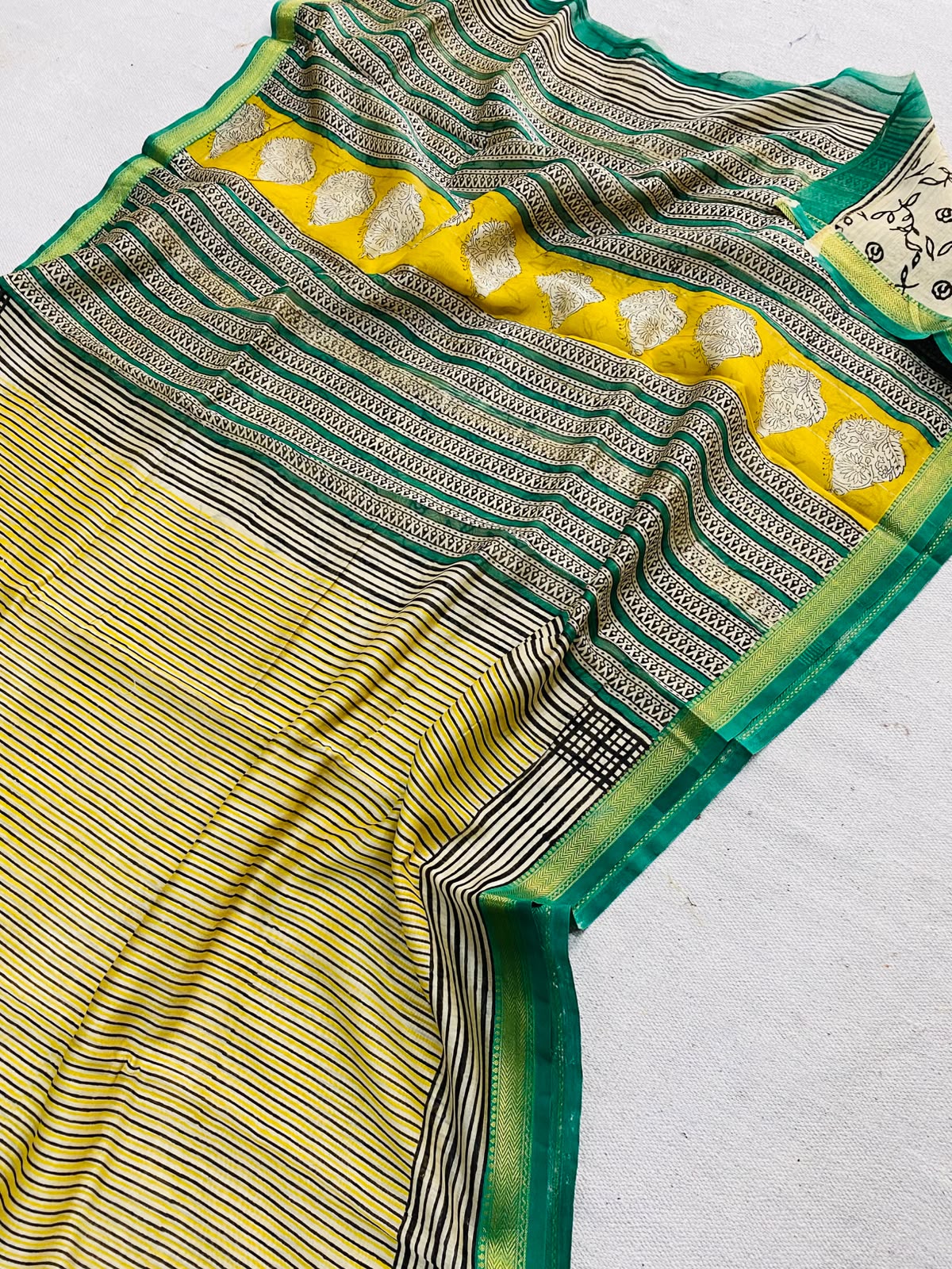Let’s Wear #ethicallymade✅
🍁Beautifully Crafted Maheshwari Silk Saree  collection🍁
 Specially Designed in Bagru  jahota rapid dabu hand block print
100% Natural Dye
Fabric : Maheshwari Silk 
Length : 5.5 Meters
Blouse Piece : 0.90 Meter
