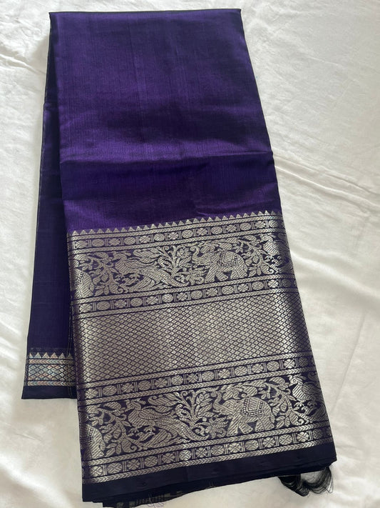 Mangalagiri handloom pattu by cotton (silk cotton)
400/50 big Kanchi border saree with all-over plain pattu and tick weavings sarees 
Running zari lines pallu & plain blouse