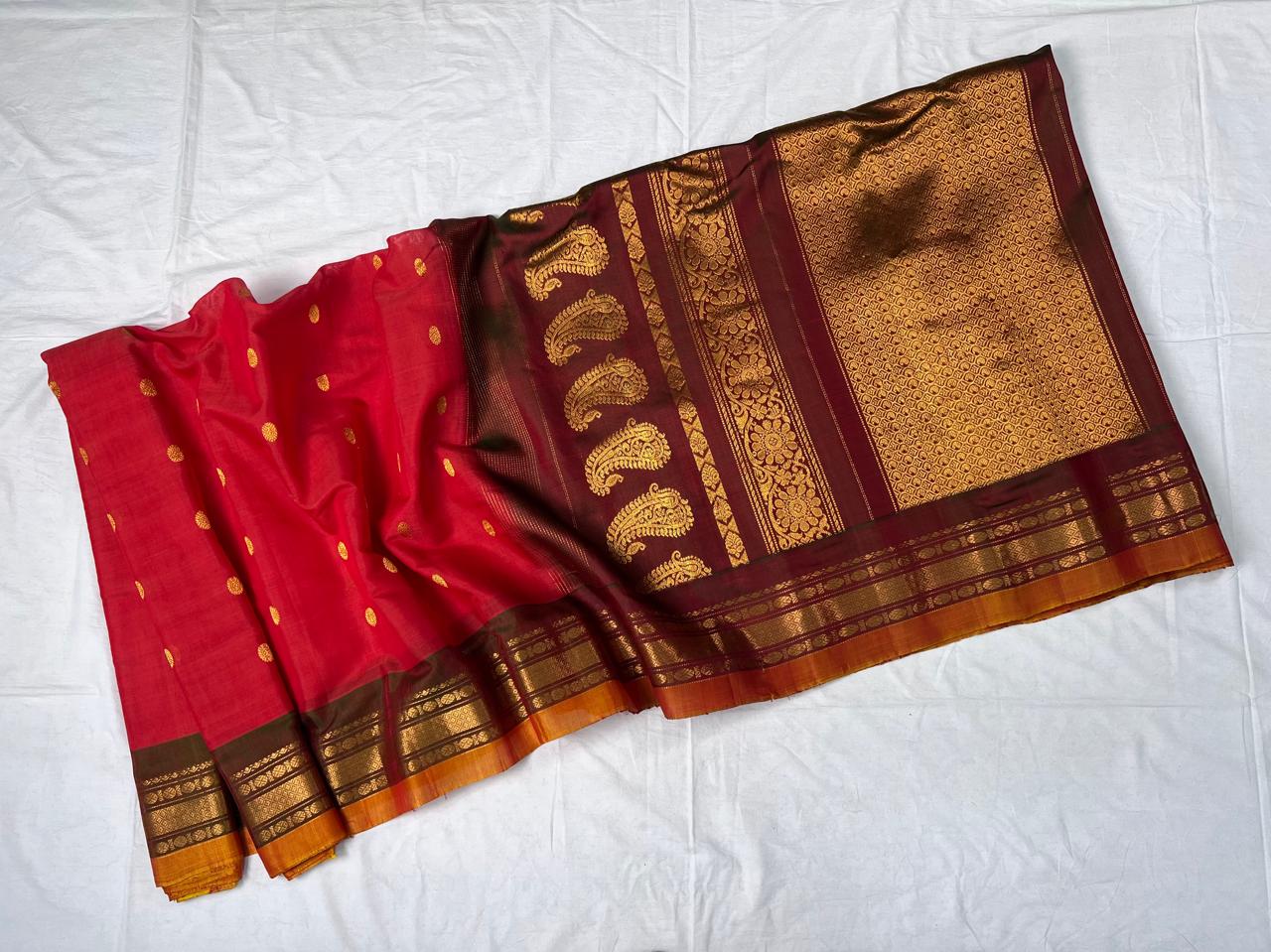 Feryna | Gadwal Sarees in Silk Cotton