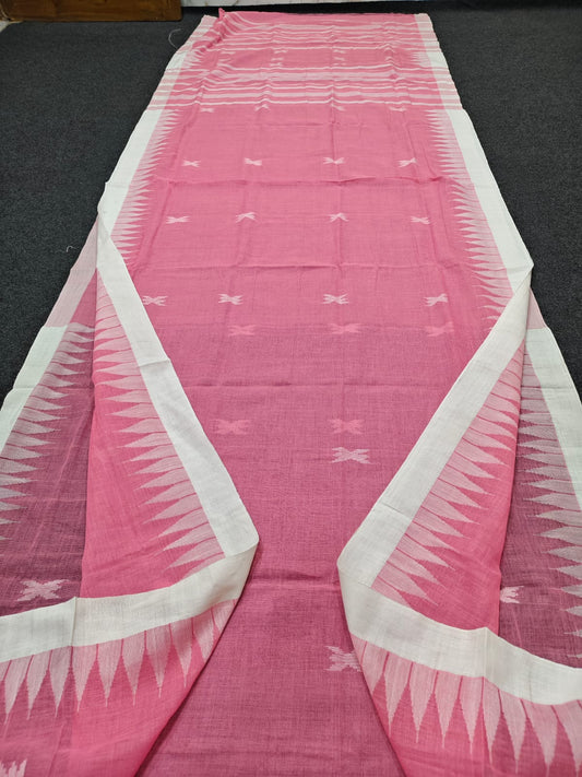 Handloom manipuri cotton saree
With bp