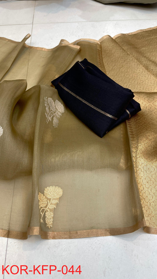 Barsha | PURE KORA SILK SAREES