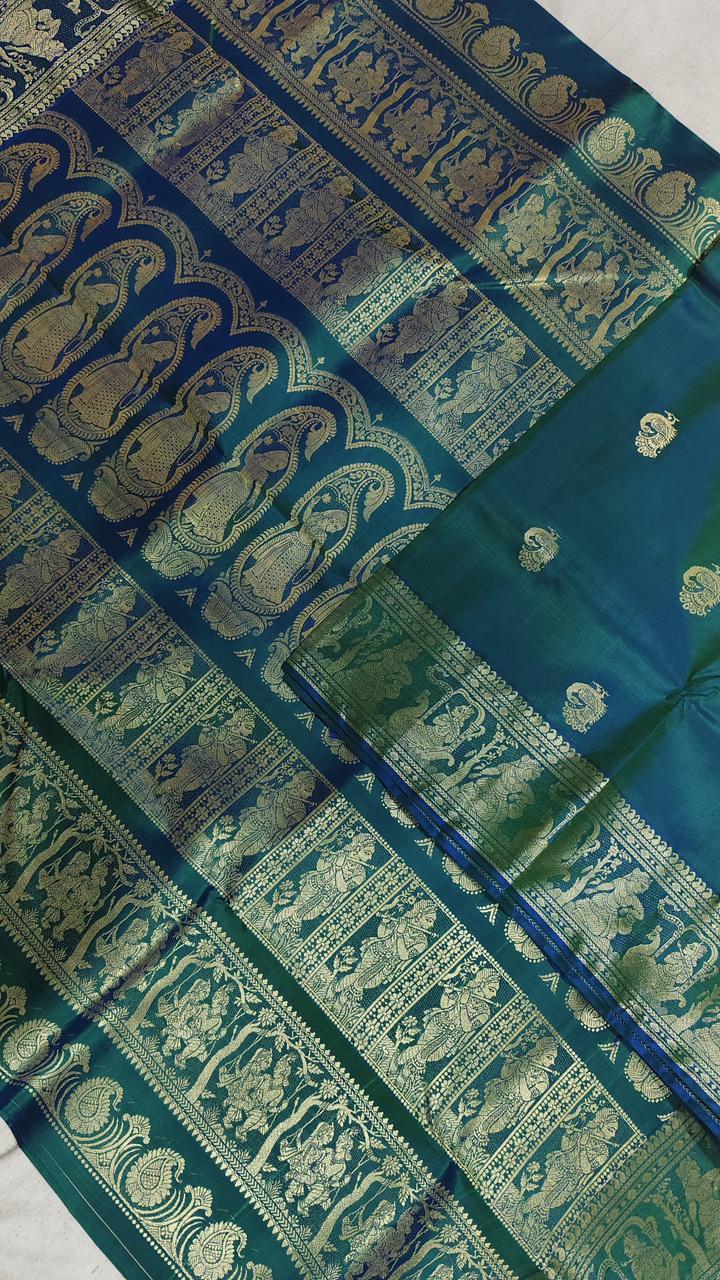 Balusha | Meenakari baluchari saree