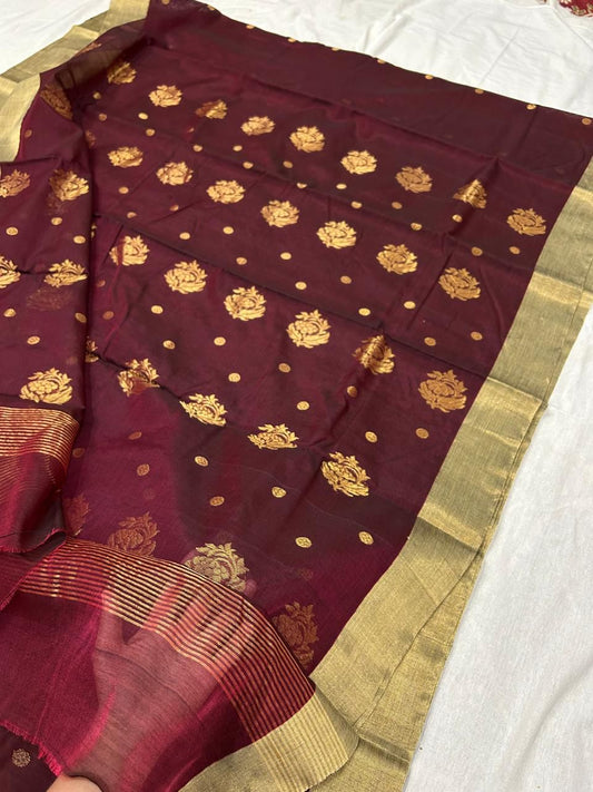 Chandramaya | Cotton Silk Chanderi Saree