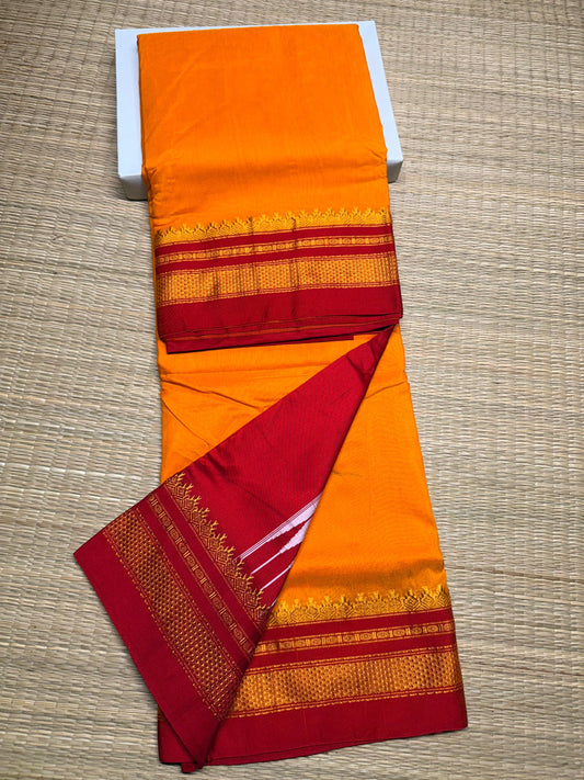 Ilza | Blended Silk Ilkal Saree