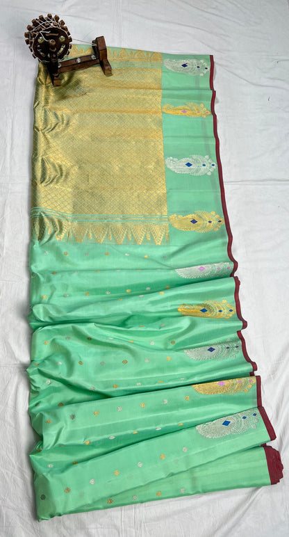 Zanah | Gadwal Sarees in pure Silk