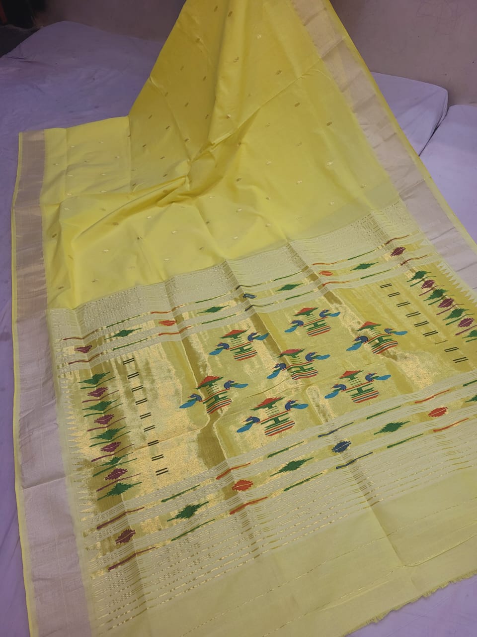 Anamika | Cotton Handloom Paithani Saree