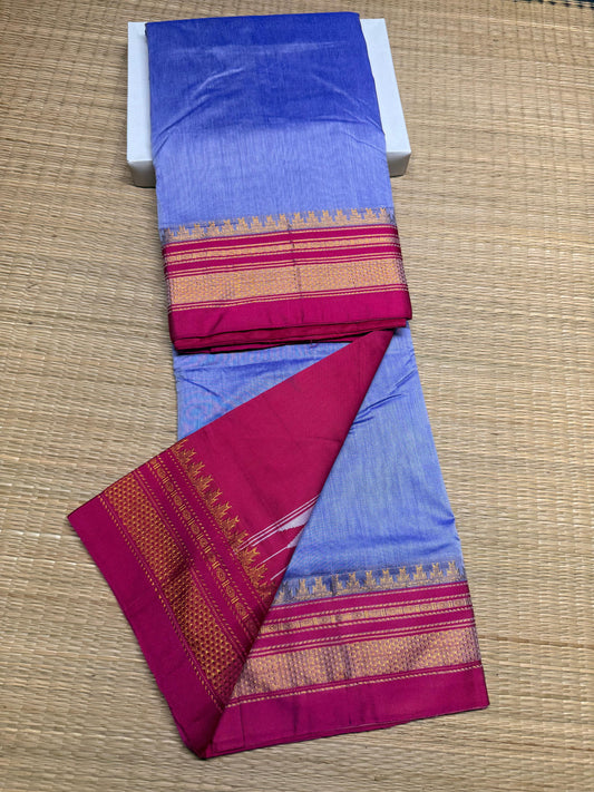 Ilmoza | Blended Silk Ilkal Saree