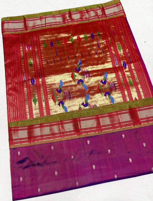 Mairisha | Pure handloom silk paithani