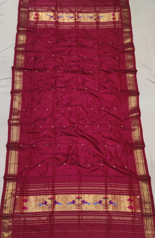 Alaknanda | Pure silk paithani dupatta