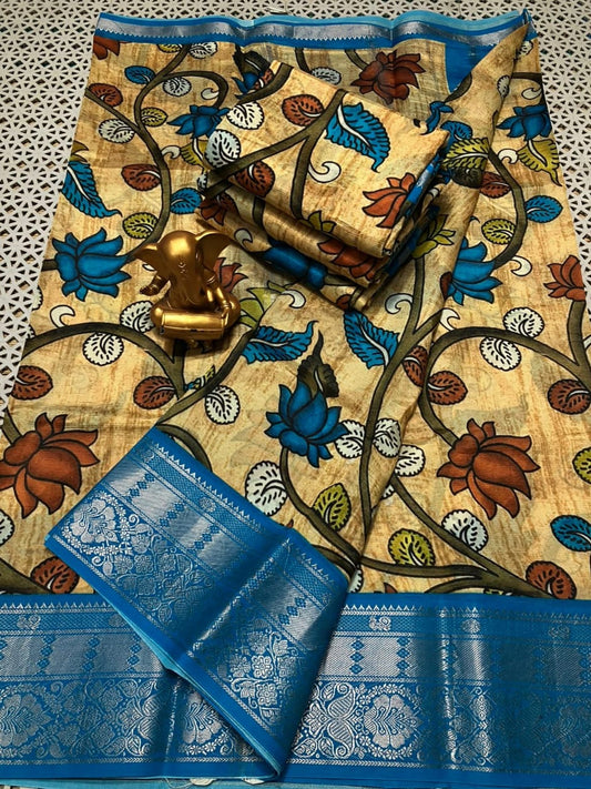 Maitreyi | Digitally printed cotton silk saree