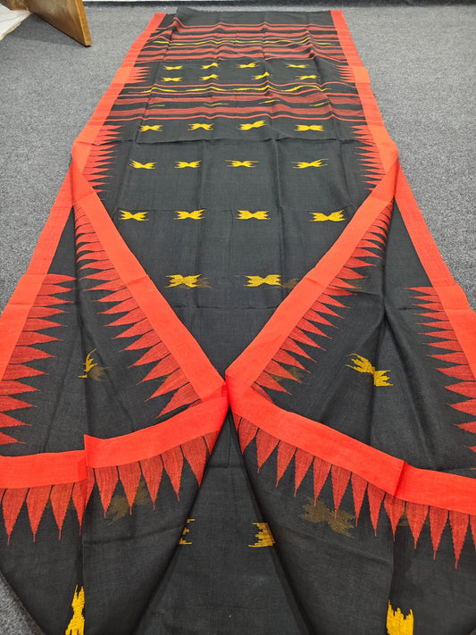 Handloom manipuri cotton saree
With bp