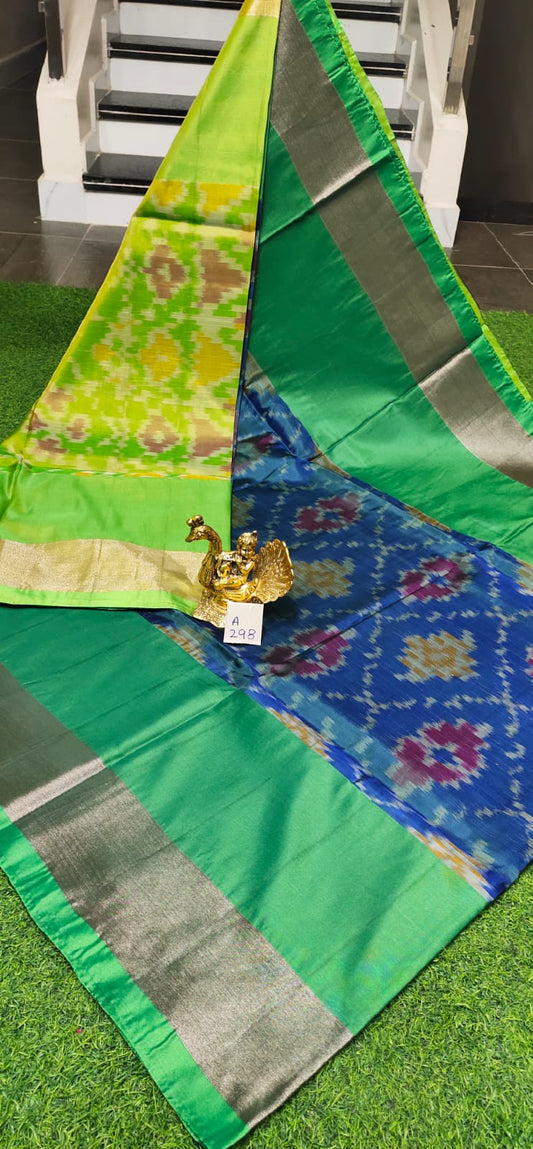 Ansiba-ikkat | ikat design silk sarees