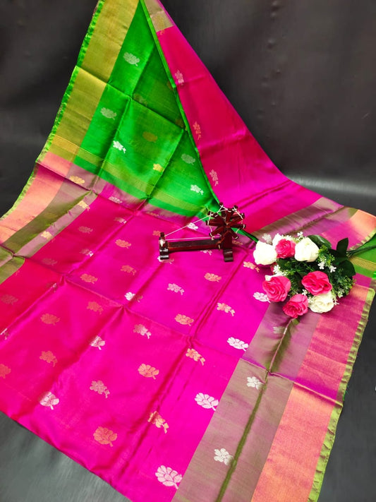 UshaSri | Pure silk uppada saree