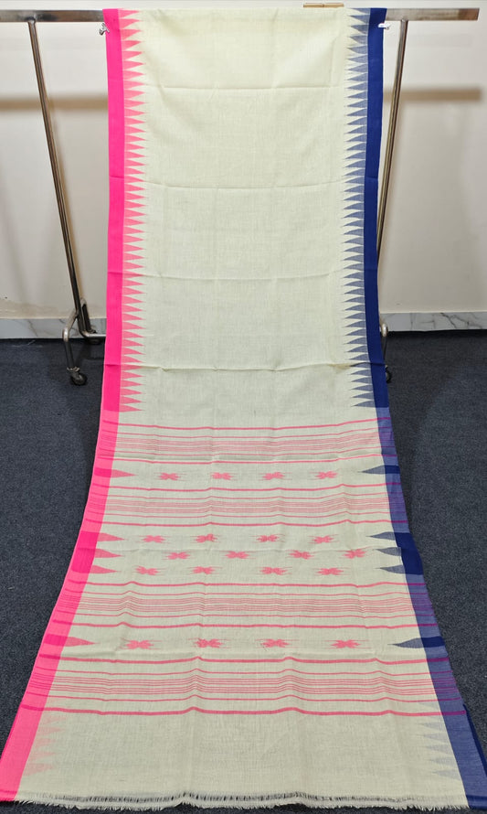 Handloom manipuri cotton saree
With bp