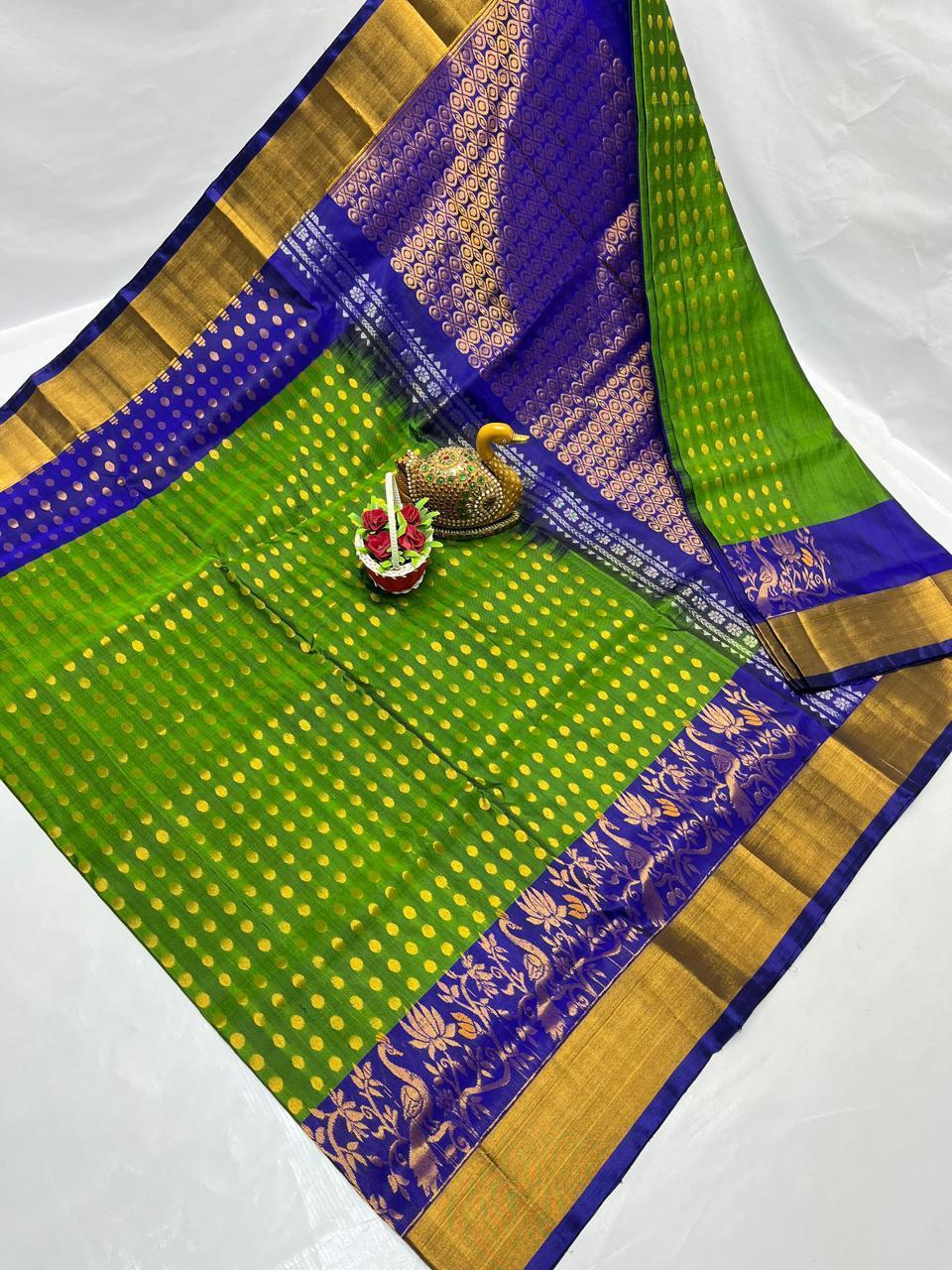 Udyati | Uppada Pattu Saree with all over buttis