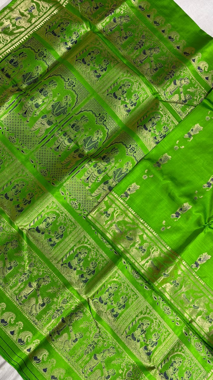 Swarnachari saree.
Material silk with bp.
With silkmark.