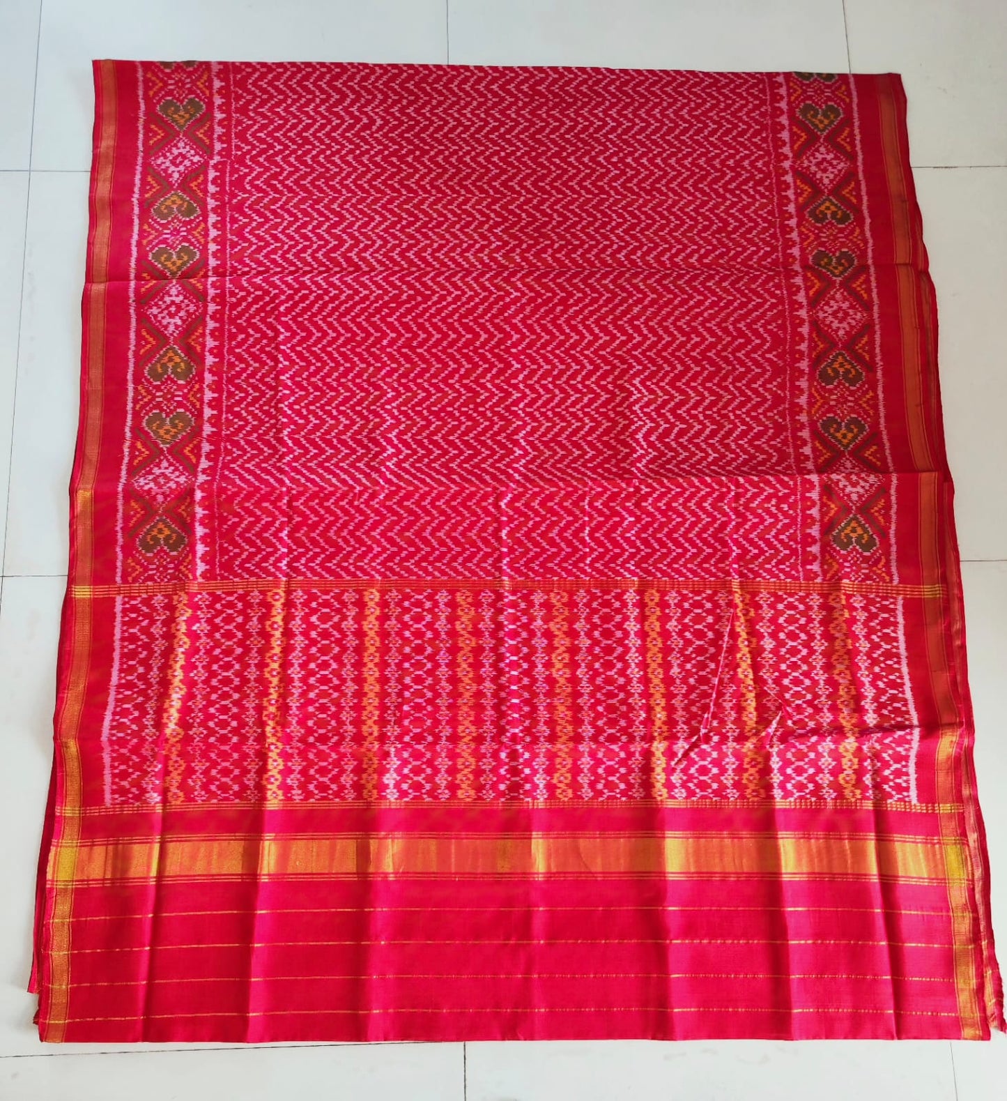 Maharani-Ikkat-patola-saree | Single ikkat patola saree