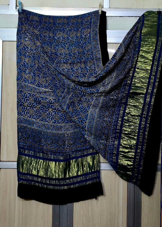 Abhvesh  | Ajrakh Dupatta