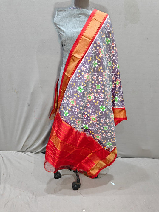 Pochampally IKKAT SILK duppata*
🎉*Length: 2.5 meters*
🎉*Height: 36 inches*