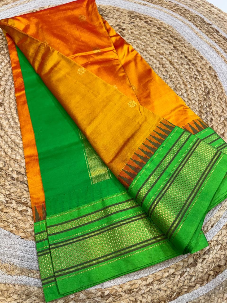 *All New Colours* 

*Exclusive silk ilkal saree*
*Pure silk korvai temple border* with *body butta* design superior quality ilkal saree & contrast blouse 
6.10mtrs length 
Full body pure silk 
Border, pallu & blouse semi silk
