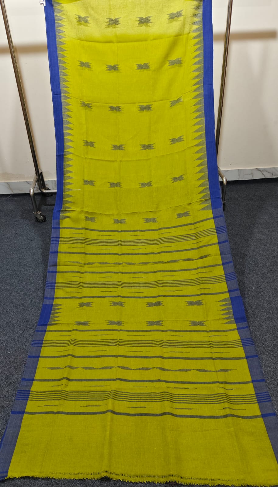 Authentic handloom
 monipuri cotton saree
With bp
