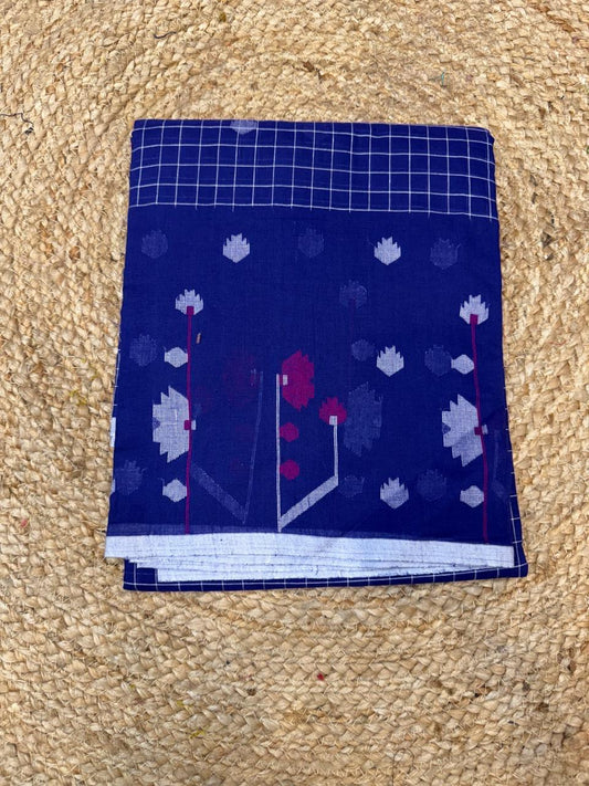 *Metirials*- 100 Count Cotton
 *Item Nam*- Authentic 100% Cotton
 Jamdani Neddle Work Blouse Piece 