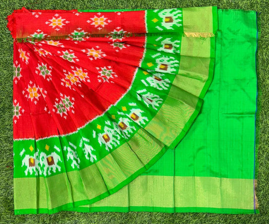 Bhavrekha | Pochampally Ikat silk saree