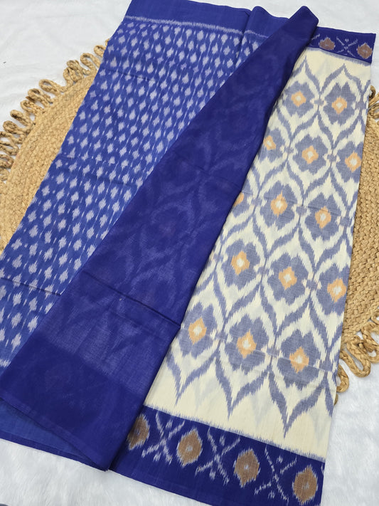 Idhika | Pochampalli Cotton Ikat Saree