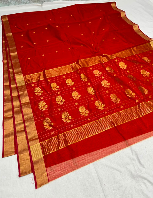 Chanderi cotton silk 