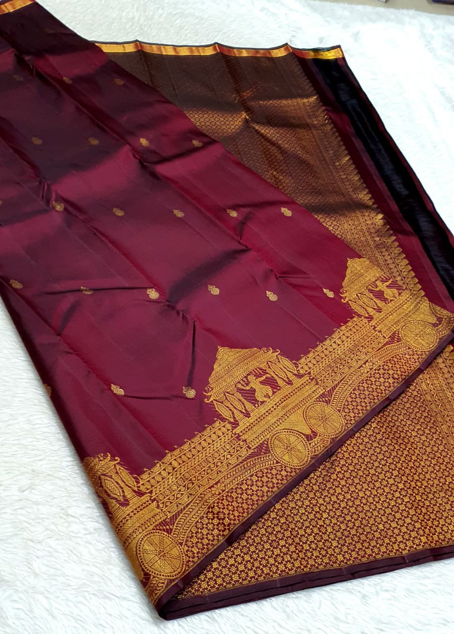 Bhushima | 2G Kanjeevaram Pure silk saree