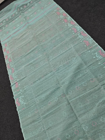 Dulari | Cotton Silk Dhakai Saree