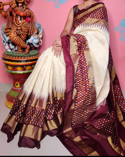 Ikraana | Pochampally Ikkat silk saree