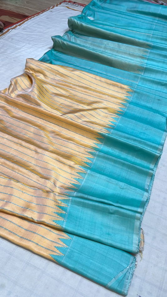 Pure silk handwoven gadwal sarees