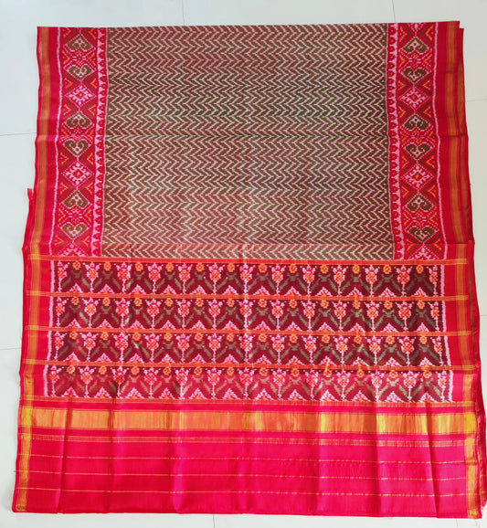 Godhi-Ikkat-patola-saree | Single ikkat patola saree